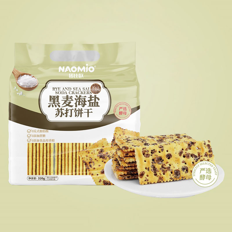 Rye At Sea Salt Soda Crackers