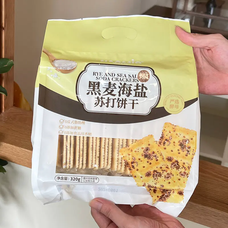 Rye At Sea Salt Soda Crackers