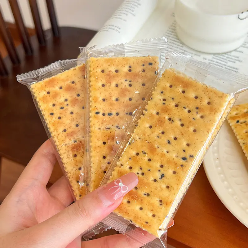 Chia Seed Soda Crackers