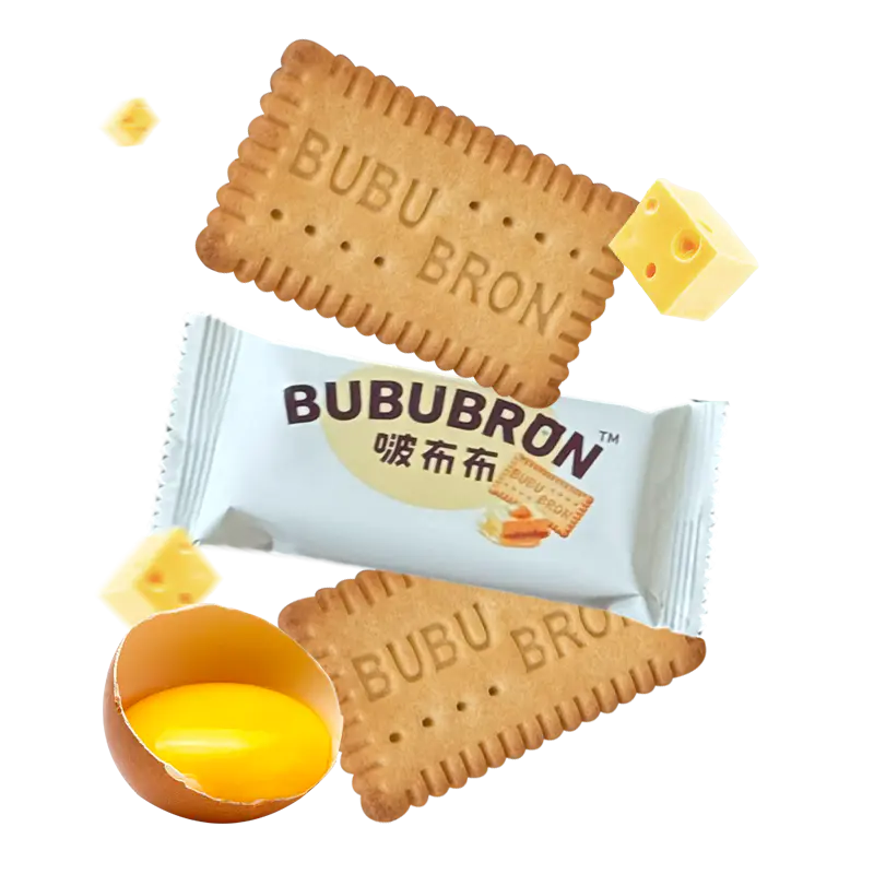 Mataas na protina DHA egg cheese flavored biskwit
