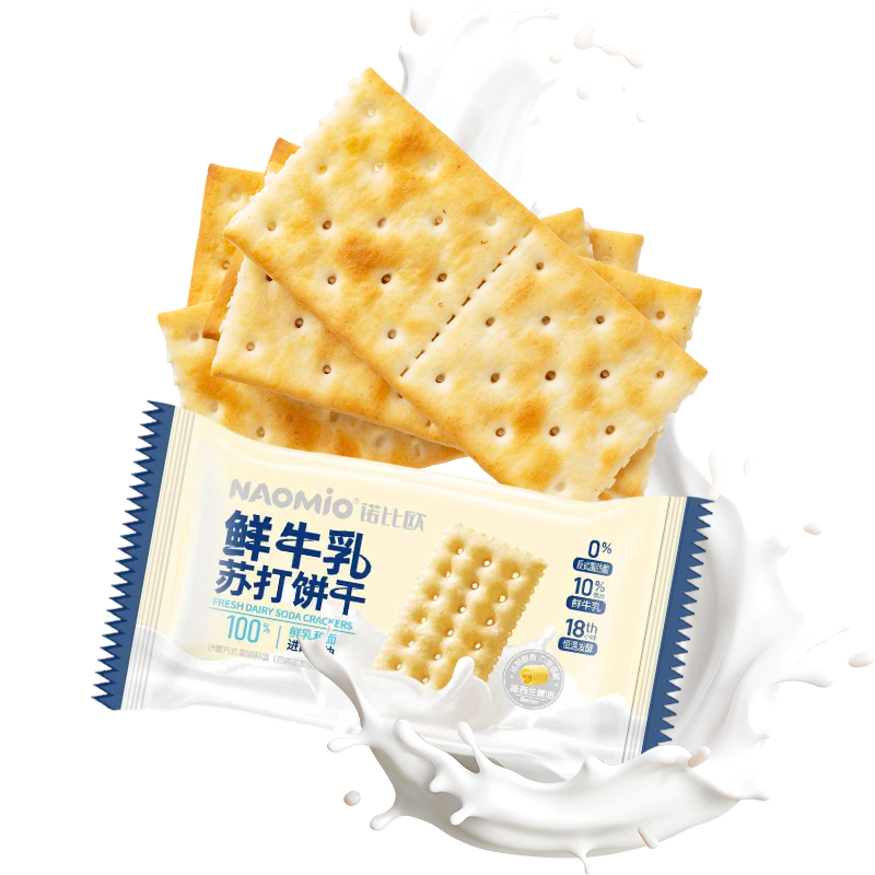Mga Cracker ng Milk Soda