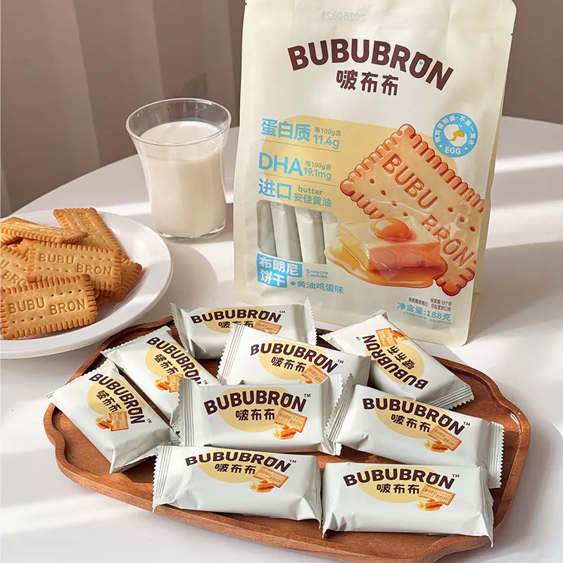 Mataas na protina DHA egg cheese flavored biskwit